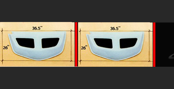Custom Universal All  All Styles Hood Scoop (1970 - 2013) - $199.00 (Manufacturer Sarona, Part #UV-013-HS)
